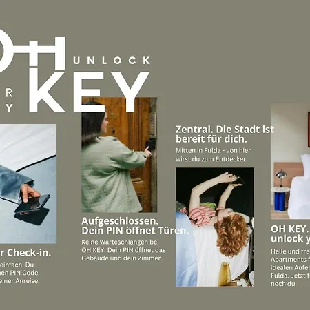Aparthotel Oh Key - Unlock Your - Zentral In Fulda-city *